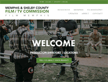 Tablet Screenshot of filmmemphis.org